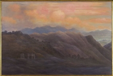 Imagen Óleo - Anochecer en ZipaquirÃ